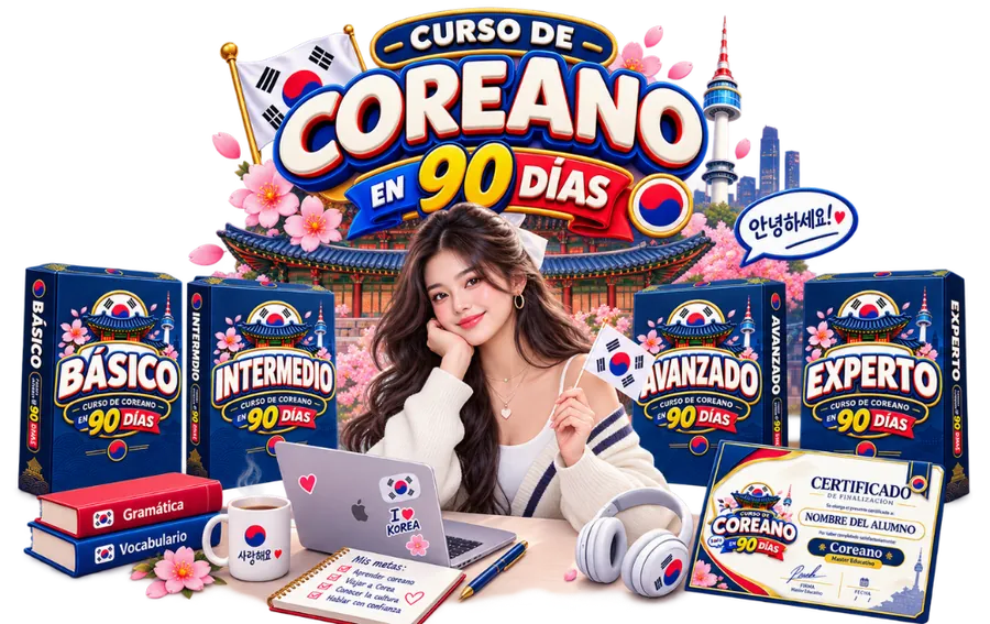 Los 4 niveles del curso de coreano y el certificado